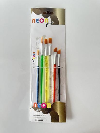 Neon Plus 6 lı Fırça Seti