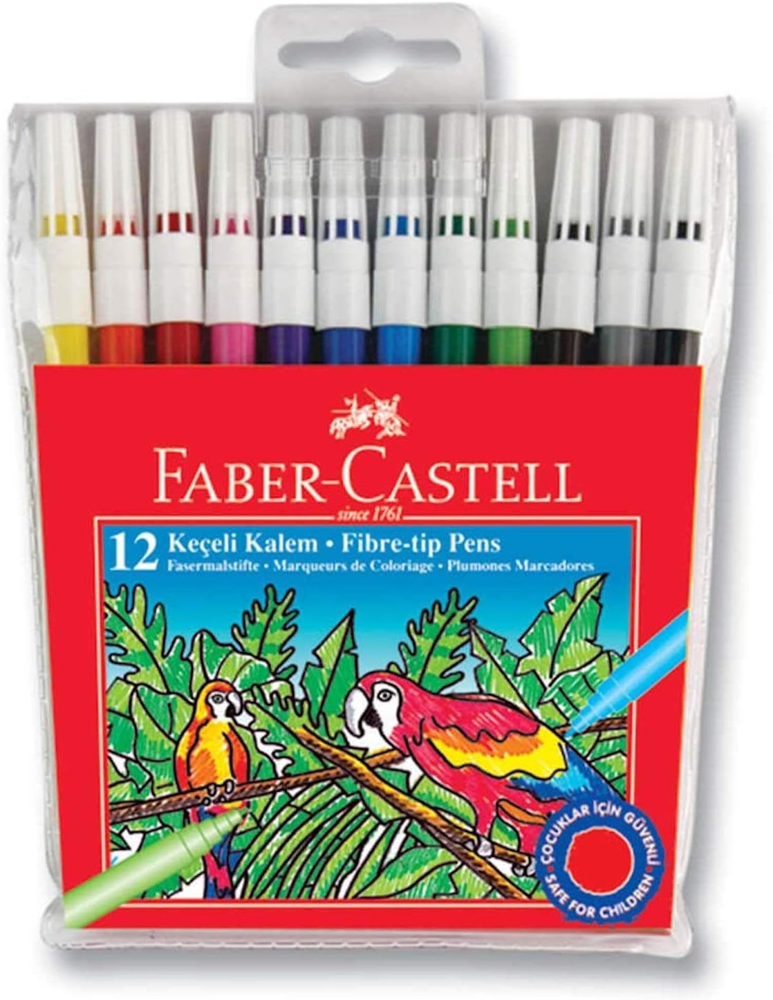 Faber%20Castell%20Keçeli%20Kalem%2012%20li