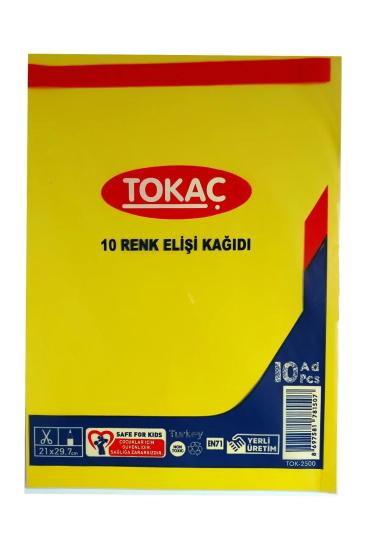 Tokaç El İşi Kağıdı A4 Karışık Renkler