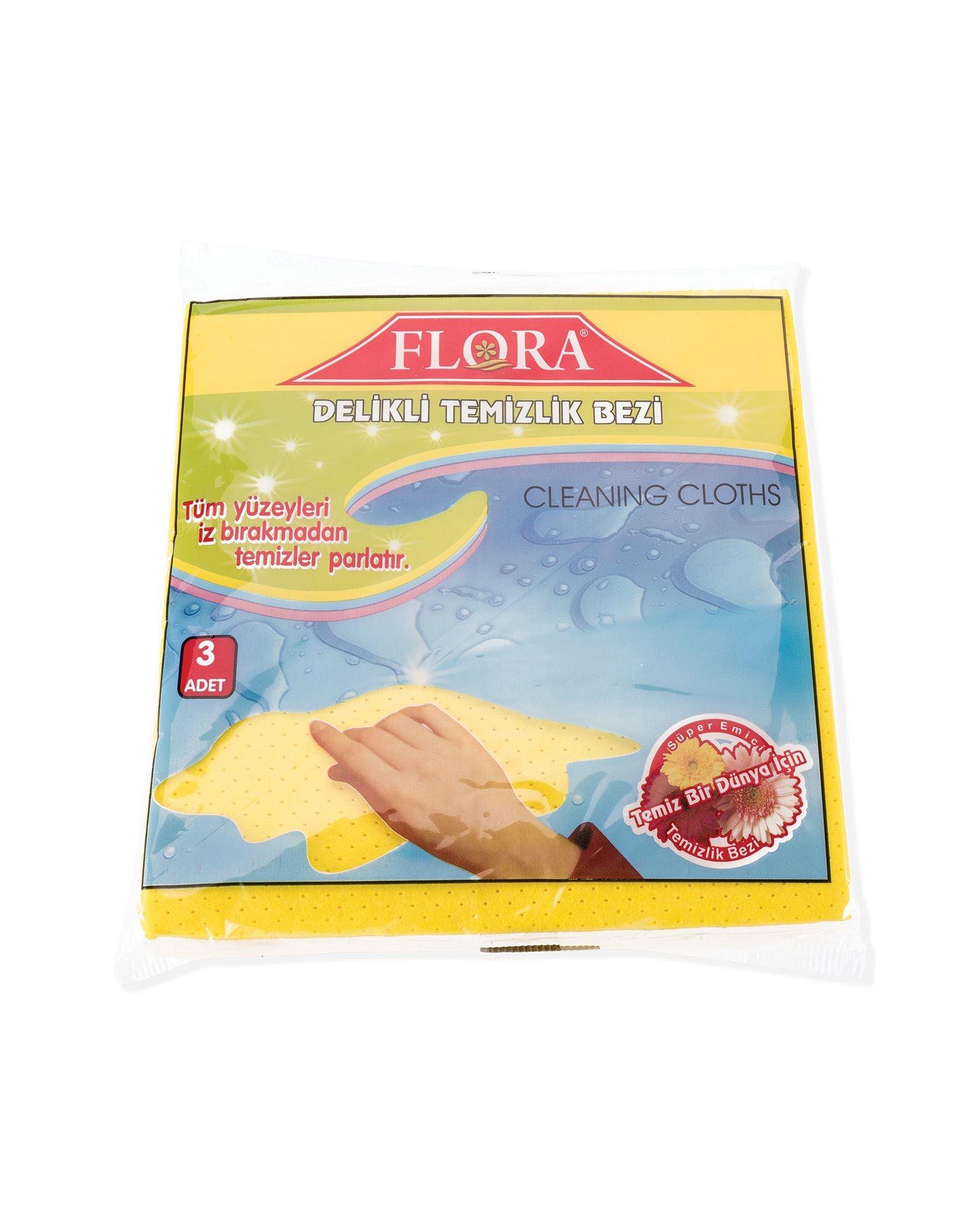 Flora%20Papatya%20Delikli%20Temizlik%20Bezi