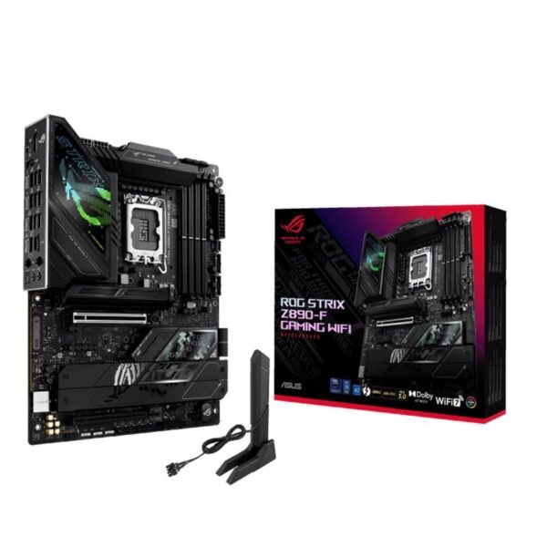 Asus Rog Strıx Z890-F Gamıng Wıfı Ddr5 8600Mt/S 1Xhdmı 1Xdp 2Xusb Type-C 5Xm.2 Atx 1851P(Intel Ultra Processors Serıes2)