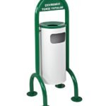 Flora Bahçe Tipi Ayaklı Çöp Kovası