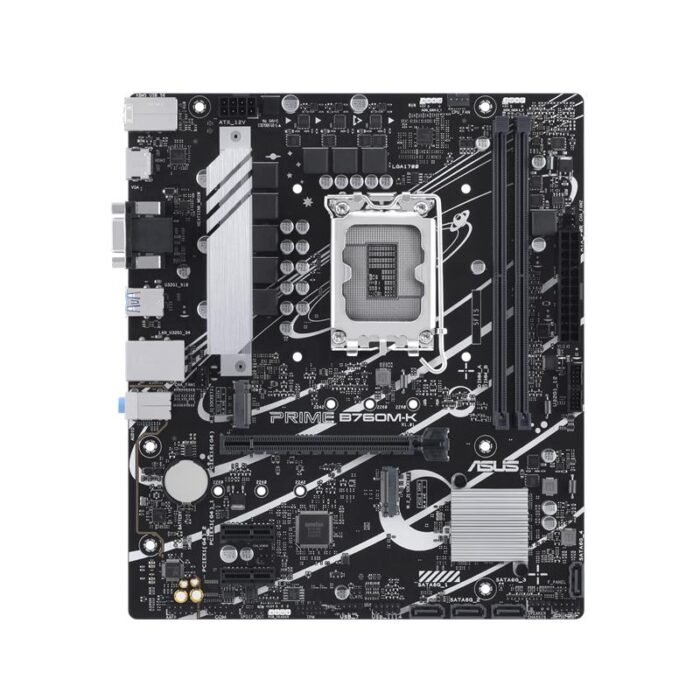 Asus Prıme B760M-K Ddr5 8000Mhz 1Xvga 1Xhdmı 2Xm.2 Usb 3.2 Matx 1700P (12. / 13. Ve 14. Nesil İşlemci Uyumlu) - Görsel 2