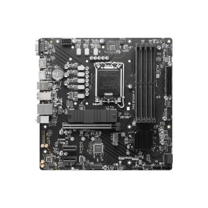 MSİ Pro B760M-P Ddr5 6800Mhz 1Xvga 1Xhdmı 1Xdp 2Xm.2 Usb 3.2 Matx 1700P (12. / 13. Ve 14. Nesil İşlemci Uyumlu) - Görsel 2