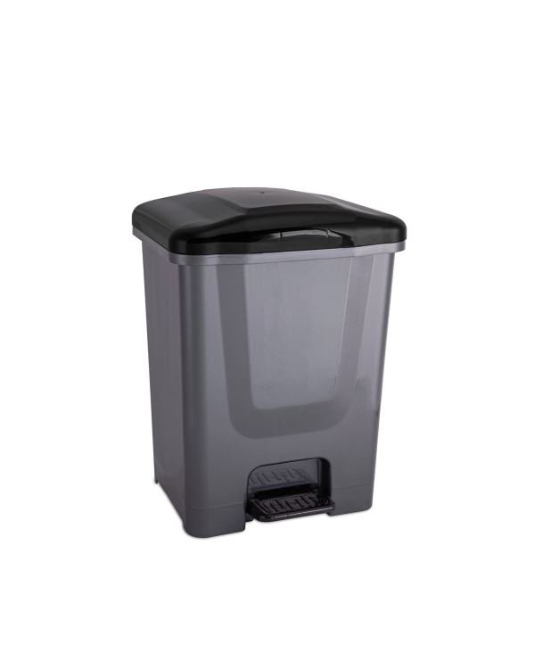 F132-0 Flora Trendy 20 Lt Pedallı Çöp Kovası - Görsel 1