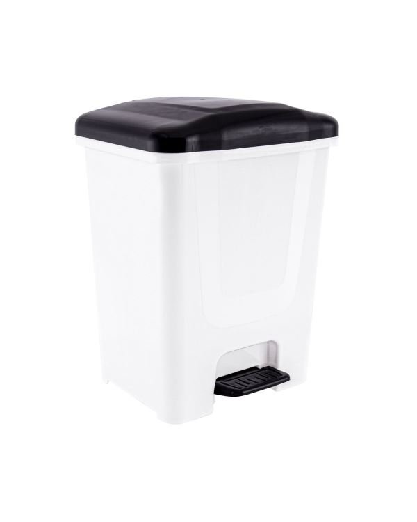 F134-0 Flora Trendy 40 Lt Pedallı Çöp Kovası - Görsel 1