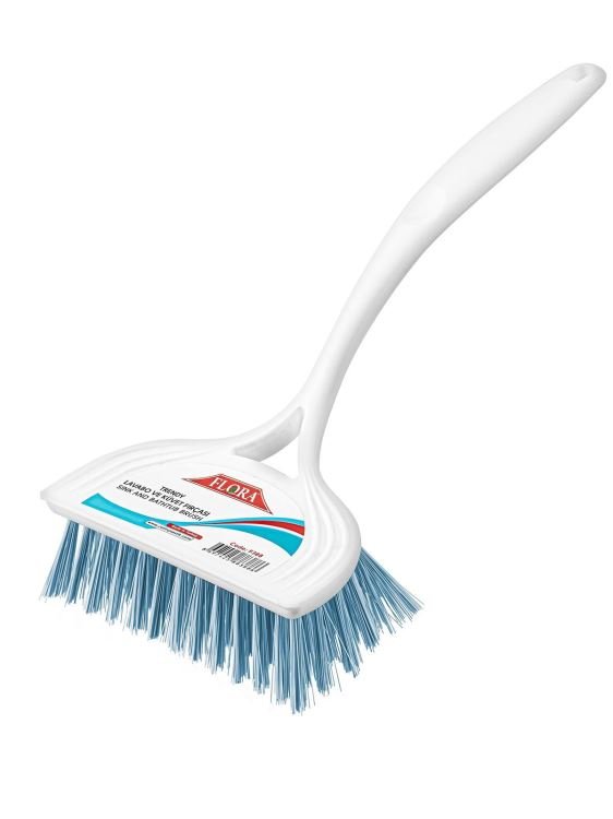 F388-0 Flora Trendy Lavabo Ve Küvet Fırçası - Görsel 1