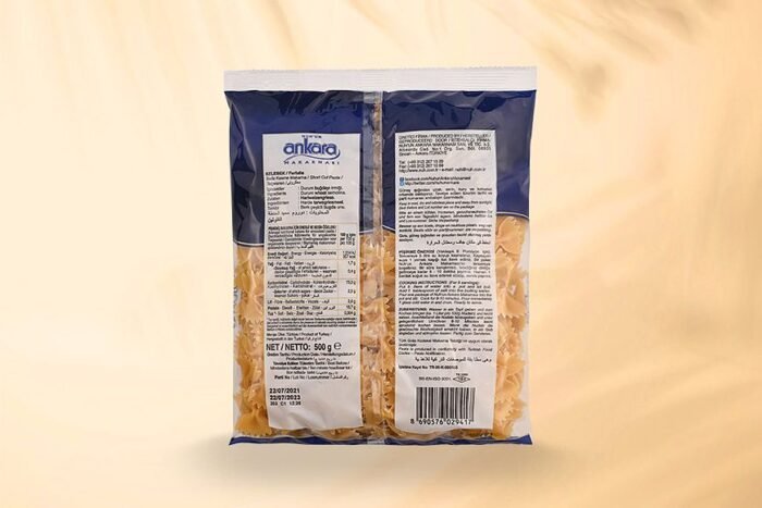 Nuh'un Ankara Kelebek Makarna 500 Gr - Görsel 2