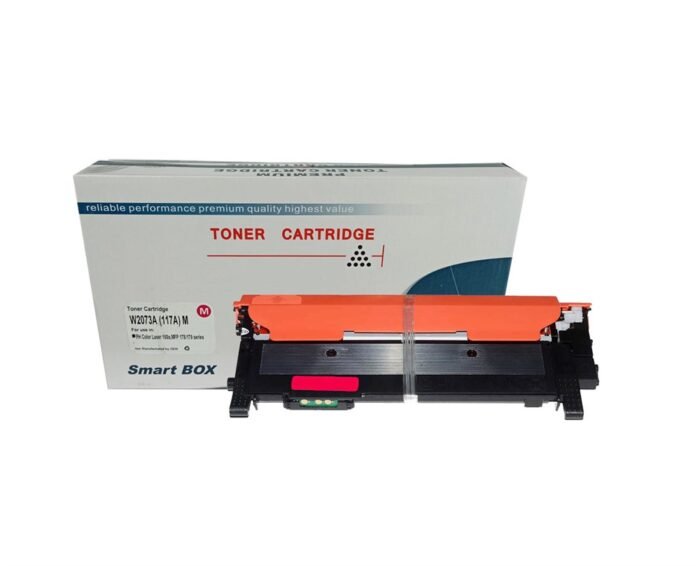 SmartBOX HP Uyumlu 117A-W2073-MFP 178-179 Çipsiz Kırmızı Muadil Toner  700 Sayfa - Görsel 2