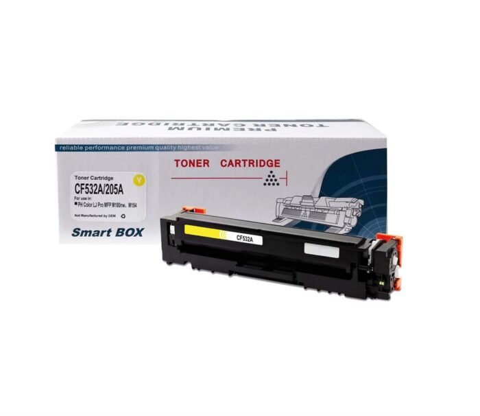 SmartBOX HP Uyumlu 205A-CF532A-532A-M180-M181 Sarı Muadil Toner 1400 Baskı - Görsel 2