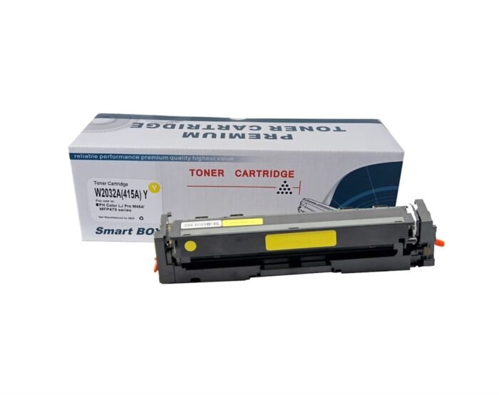 SmartBOX HP Uyumlu 415A-CRG055-W2032-M454-M479 Çipsiz Sarı Muadil Toner 2100 Sayfa - Görsel 2