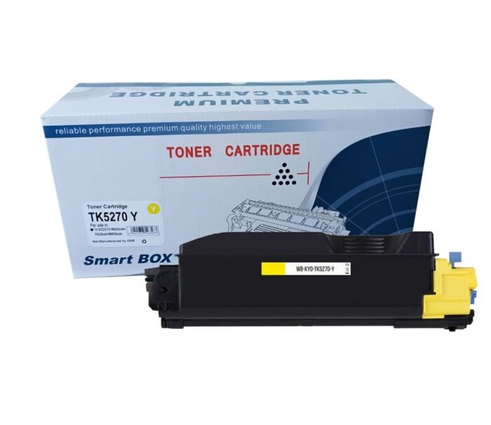 SmartBOX Kyocera Uyumlu TK-5270-M6230 Sarı Muadil Toner 6000 Sayfa - Görsel 2