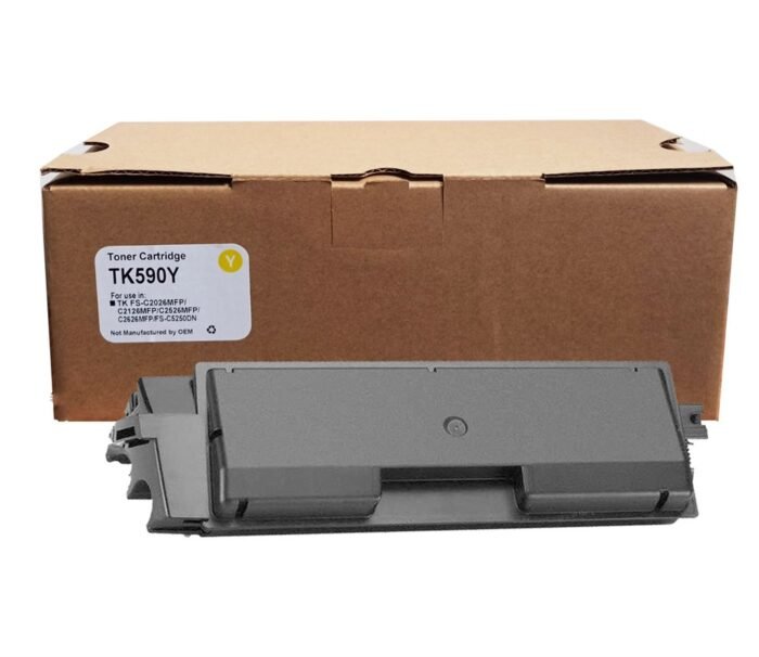SmartBOX Kyocera Uyumlu TK590-TK591-TK592-TK594-C2026-C2126-C5250 Sarı Muadil Toner 5000 Sayfa - Görsel 2