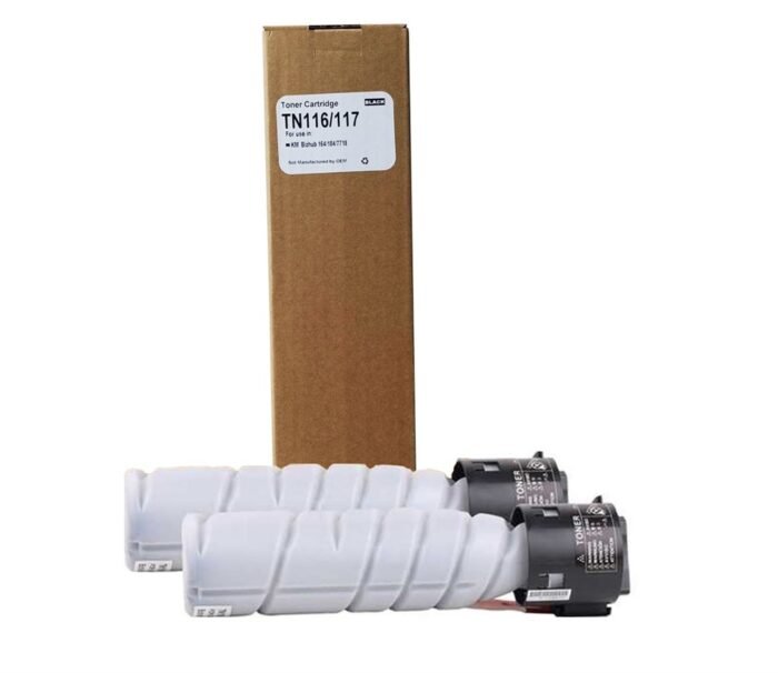 SmartBOX Konica Minolta Uyumlu TN116-TN117-Bizhub 164-184-7718-A1UC050 Siyah Muadil Toner 5000 Sayfa - Görsel 2